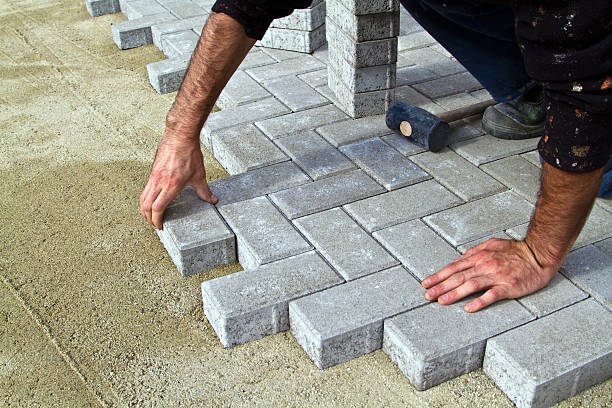 Residential Paver Driveway in Valdese, NC